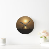 Summertime sunset ronde klok (Huis)