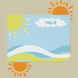 Summertime Sunshine Fun gepersonaliseerd Post-it® Notes