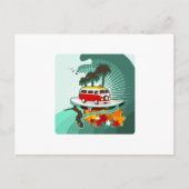 Summertime Surfing. Briefkaart (Voorkant)