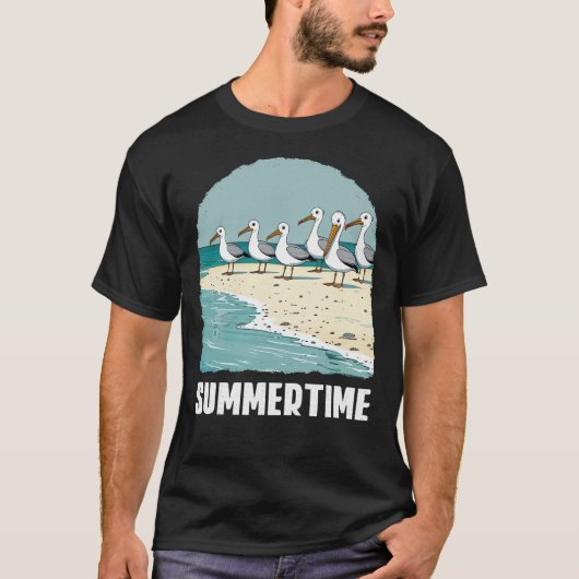 SUMMERTIME T-SHIRT (Voorkant)
