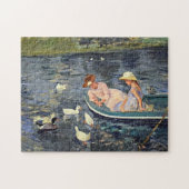 Summertime Twee | Mary Cassatt Legpuzzel (Horizontaal)