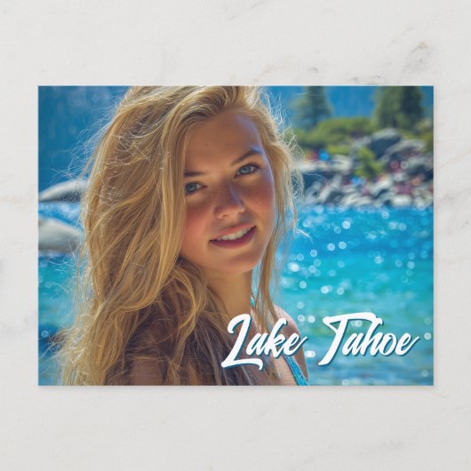 Summertime Vacation Family Photo Briefkaart (Voorkant)