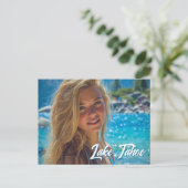 Summertime Vacation Family Photo Briefkaart (Staand voorkant)