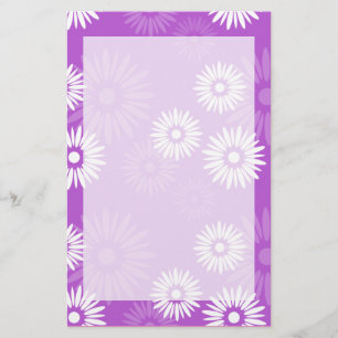 Summertime Violet Stationery Briefpapier