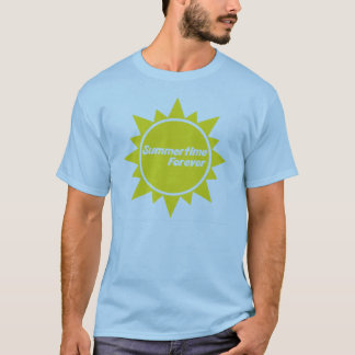 Summertime voor Adult T-Shirt Blue