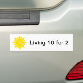 Summertime voor bumpersticker (Op auto)