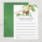 Summertime Vrijgezellenfeest Bingo Advieskaart (Voorkant / Achterkant)