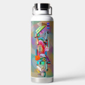 Summertime Water Bottle Waterfles (Achterkant)