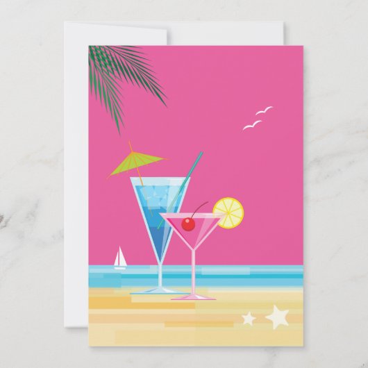 Summertime Weddenschap Kaart (Achterkant)