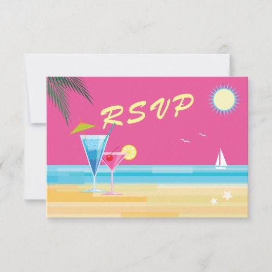 Summertime Wedding RSVP (Voorkant)