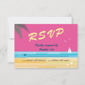 Summertime Wedding RSVP (Achterkant)