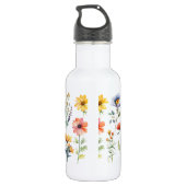 Summertime Wildbloemen Waterfles (Achterkant)