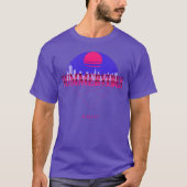 SUMMERVIBES INHE CITY RETRO DESIGN retro T-shirt (Voorkant)