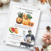 Summerween BBQ-feest Zomer zwembadfeest Kaart