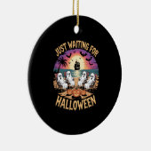 Summerween Beach Spooky Keramisch Ornament (Rechts)