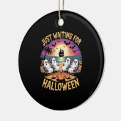 Summerween Beach Spooky Keramisch Ornament (Links)