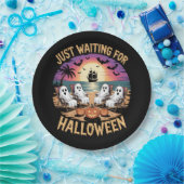 Summerween Beach Spooky Papieren Bordje (Feest)