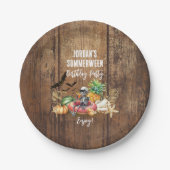 Summerween Birthday Party Papieren Bordje (Voorkant)