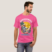 Summerween Botten Willen Wilde Skelet Lange Mouwen T-shirt (Voorkant volledig)