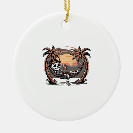 Summerween Classic Meme in 2025 Keramisch Ornament (Voorkant)