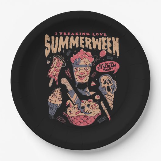 Summerween Classic Meme Papieren Bordje (Voorkant)