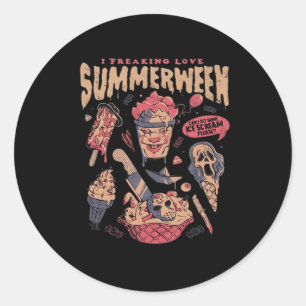 Summerween Classic Meme Ronde Sticker