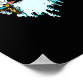 Summerween - Creepy Genieten van IceCream Classic Poster (Hoek)