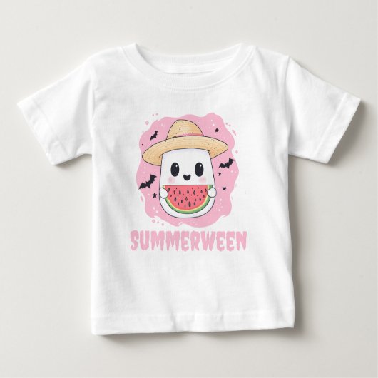 Summerween Cute Ghost Watermelon Summer (Voorkant)