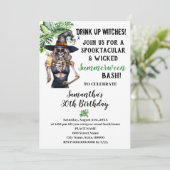 Summerween Drink Up Witches Pool Birthday Party Kaart (Staand voorkant)