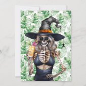 Summerween Drink Up Witches Pool Birthday Party Kaart (Achterkant)