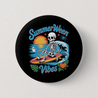 Summerween Feestje Ronde Button 5,7 Cm