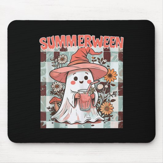 Summerween Funny Halloween Herfst Trending Design Muismat (Voorkant)