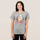 Summerween Geest met Aardbeien  Tri-Blend Shirt (Voorkant volledig)