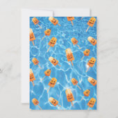 SummerWeen Halloween Zwembad Verjaardagsfeest Ghos Kaart (Achterkant)