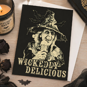 Summerween Heks met IJsspooky Goth Briefkaart