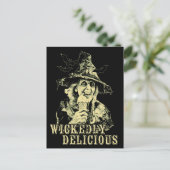 Summerween Heks met IJsspooky Goth Briefkaart (Staand voorkant)