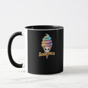 Summerween IceCream Skeleton Classic Meme Mok