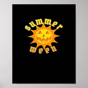 Summerween Jack O Lantern Zonneschijn Oversized Poster