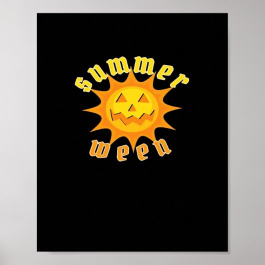 Summerween Jack O Lantern Zonneschijn Oversized Poster (Voorkant)