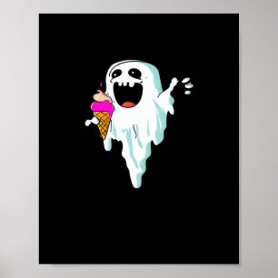 Summerween - Kawaii met IceCream Classic Poster