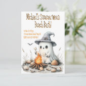 Summerween Kinder Beach Party Invitation Kaart (Staand voorkant)