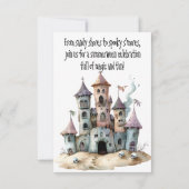 Summerween Kinder Beach Party Invitation Kaart (Achterkant)