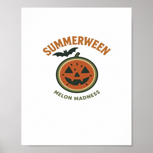 Summerween Madness - Spooky Watermelon Classic Poster (Voorkant)