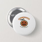 Summerween Madness - Spooky Watermelon Classic Ronde Button 5,7 Cm (Voorkant /achterkant)
