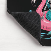 Summerween Mermaid Skeleton Beach Flamingo Hallowe Muismat (Hoek)