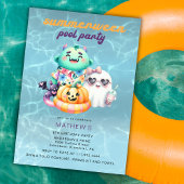 Summerween Pool Party Kids Birthday Party Any Age Kaart