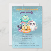 Summerween Pool Party Kids Birthday Party Any Age Kaart (Voorkant)
