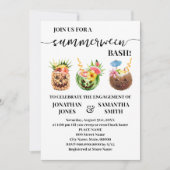 Summerween Pool Party Verloving Kaart (Voorkant)