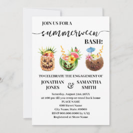 Summerween Pool Party Verloving Kaart