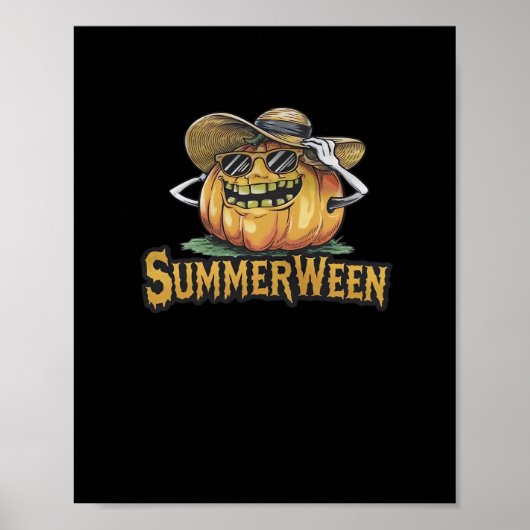 Summerween Pumpkin Classic Poster (Voorkant)